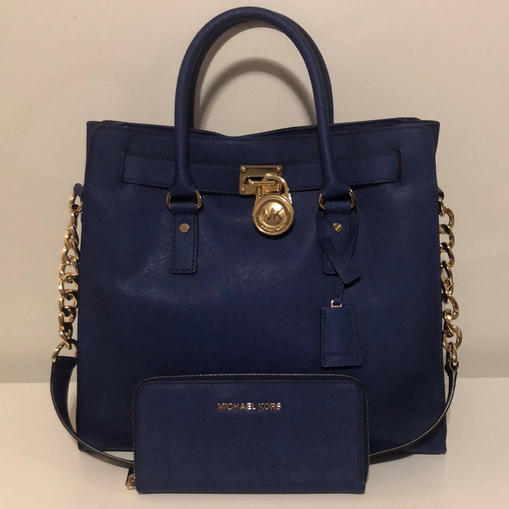 MK Hamilton Large Tote, Blue